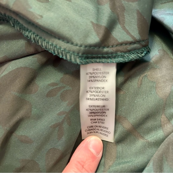 Calvin Klein Plus Size Velvet Burnout Midi Dress 18W - Picture 13 of 13